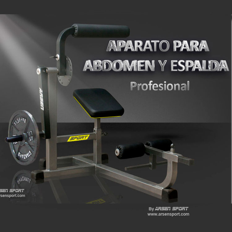 Contador Patatas Mortal Abdomen y Espalda PRO | Aparatos para Gimnasio Arsen Sport