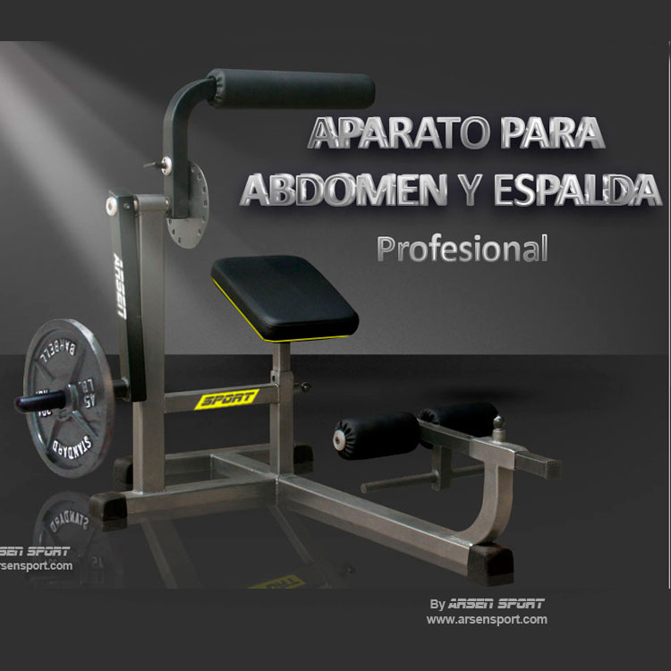 Equipo para gym abdomen y lumbar