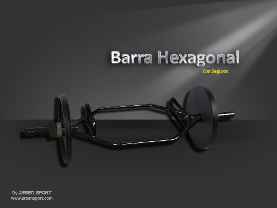 Barra para gym hexagonal