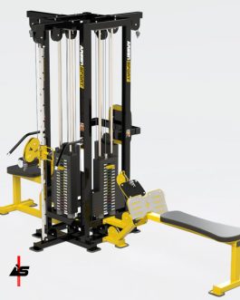 Jungla de 4 estaciones para gimnasio