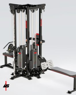 Jungla de 4 estaciones para gimnasio