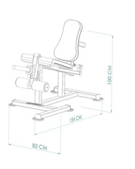 Leg Extension para cuadriceps peso libre