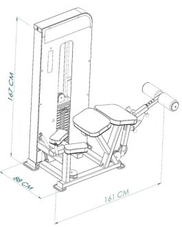 Leg Curp Acostado para Femorales