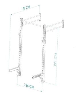 Rack para crossfit reforzado