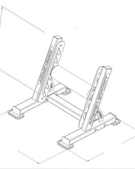 Banco para sentadilla búlgara modelo A